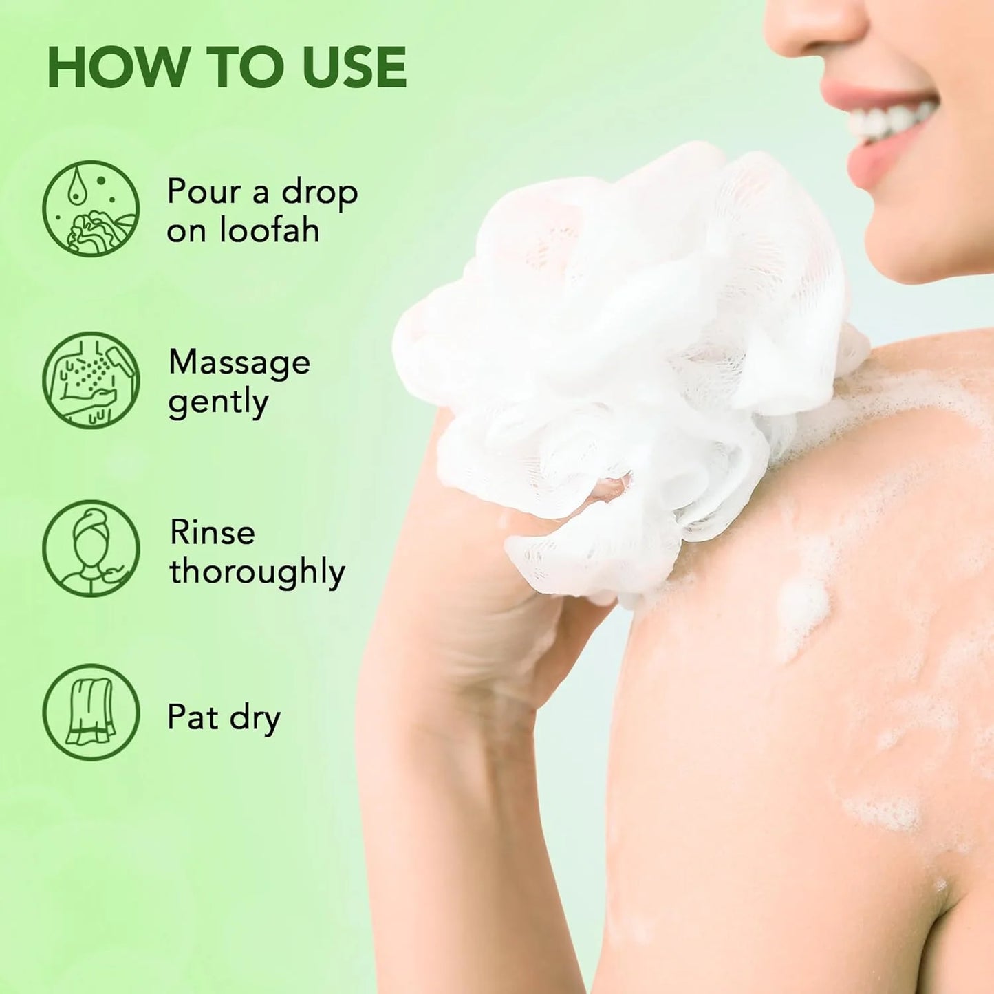 Tea Tree Body Wash for Dry Itchy Skin, Antifungal Body Wash with Tea Tree Oil, Sulfate & Paraben Free, 16 Fl Oz, Pack of 2